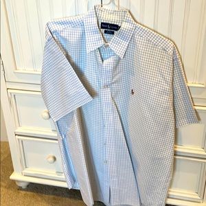 Ralph Lauren short sleeve button down shirt XL